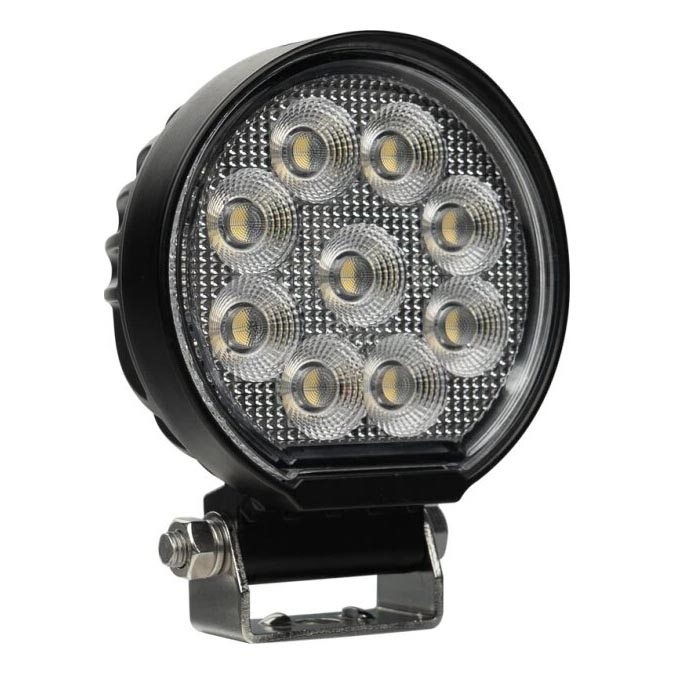 Spot de voiture BLACK LED/36W/10-30V IP69 5700K arrondi