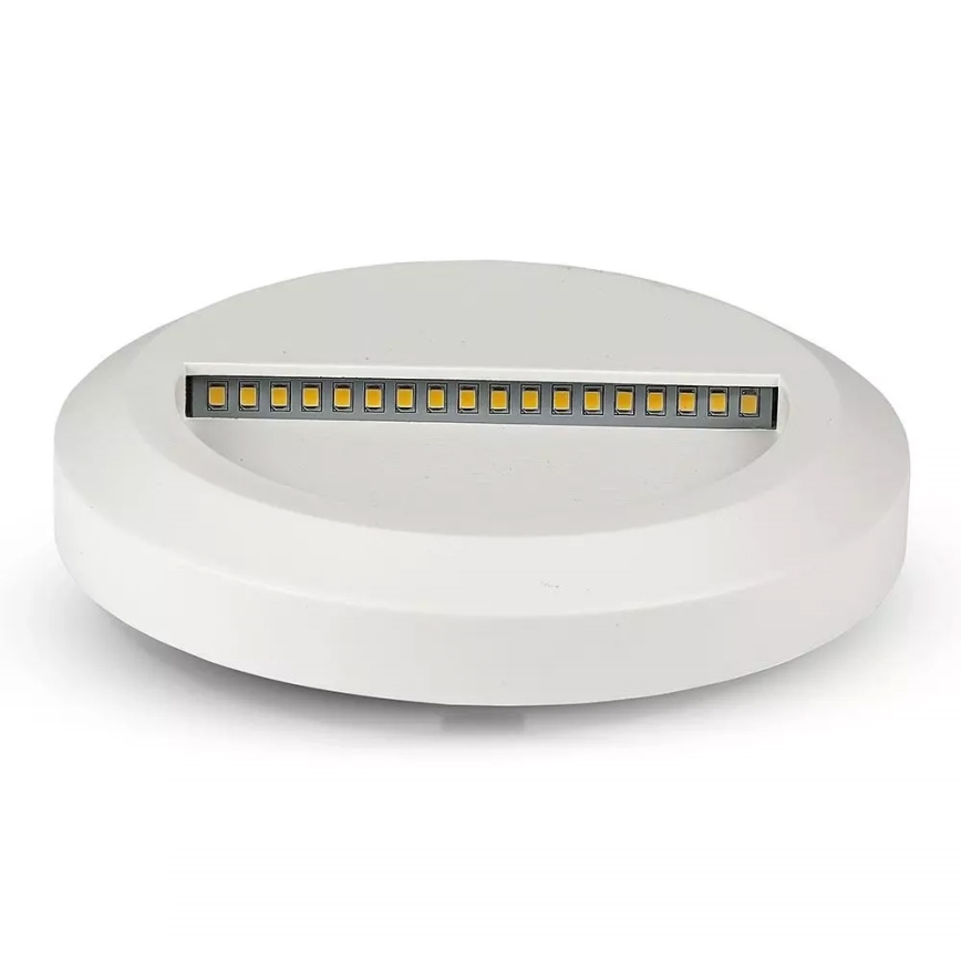 Spot d'escalier LED LED/2W/100-240V 4000K IP65 blanc
