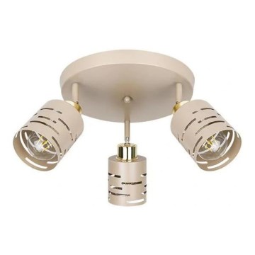 Spot ELEN 3xE27/35W/230V beige/doré