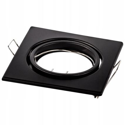 Spot encastrable 1xGU10/MR16/10W/230V 9x9 cm noir