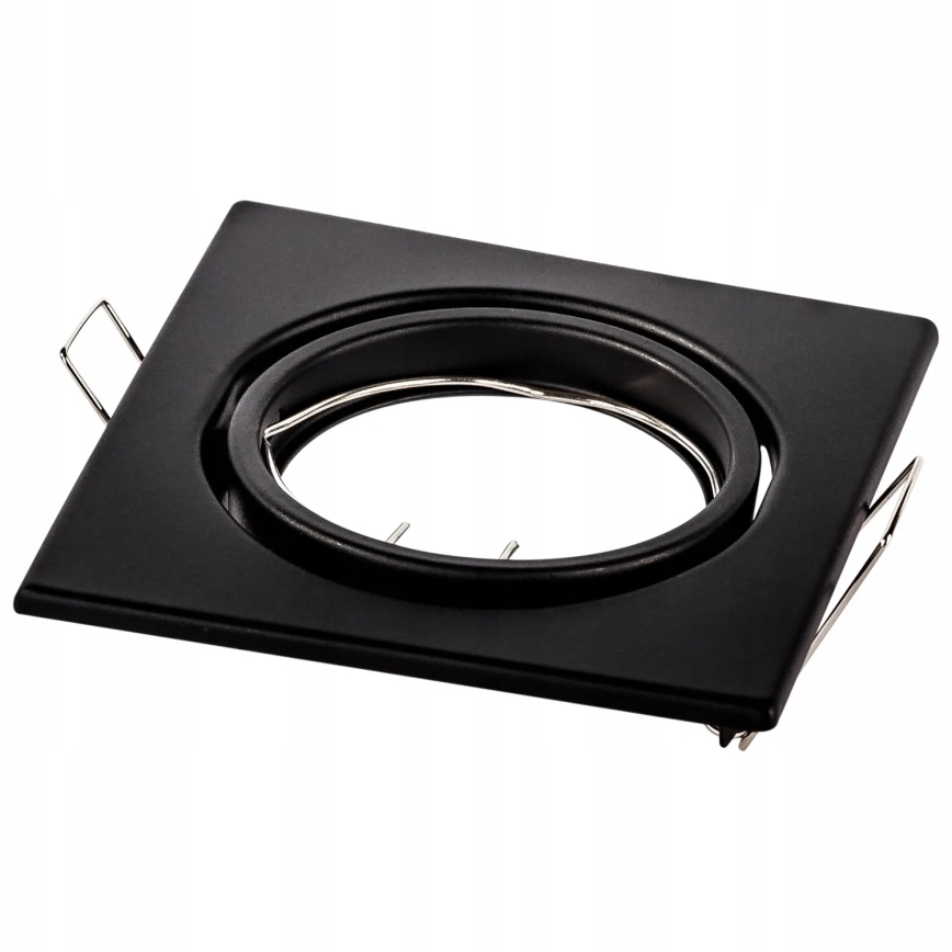 Spot encastrable 1xGU10/MR16/10W/230V 9x9 cm noir