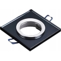 Spot encastrable 1xGU10/MR16/10W/230V 9x9 cm noir