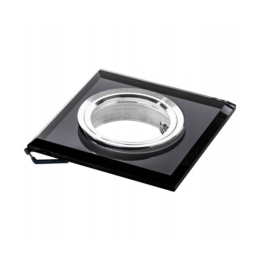 Spot encastrable 1xGU10/MR16/10W/230V 9x9 cm noir