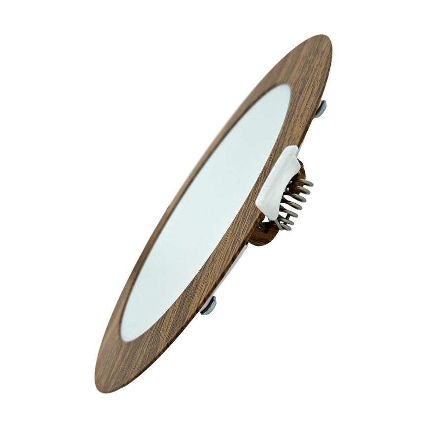 Spot encastrable CIRCLE LED/12W/230V 4200K d. 16,7 cm marron