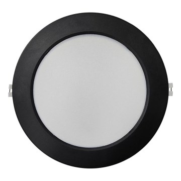 Spot encastrable CIRCLE LED/18W/230V 4000K d. 22 cm noir