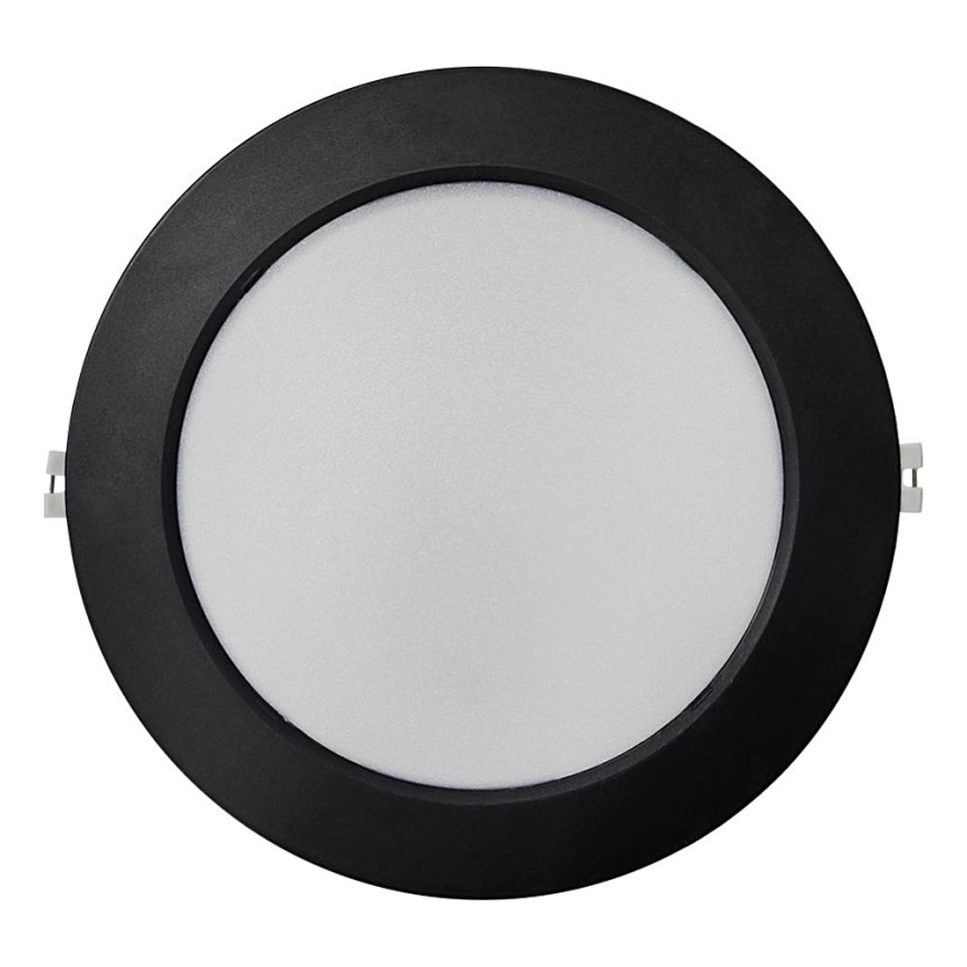 Spot encastrable CIRCLE LED/18W/230V 4000K d. 22 cm noir