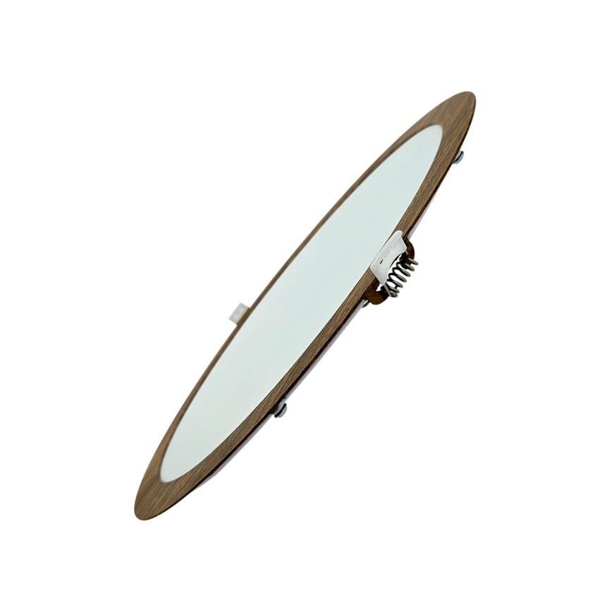 Spot encastrable CIRCLE LED/24W/230V 4200K d. 29,6 cm marron