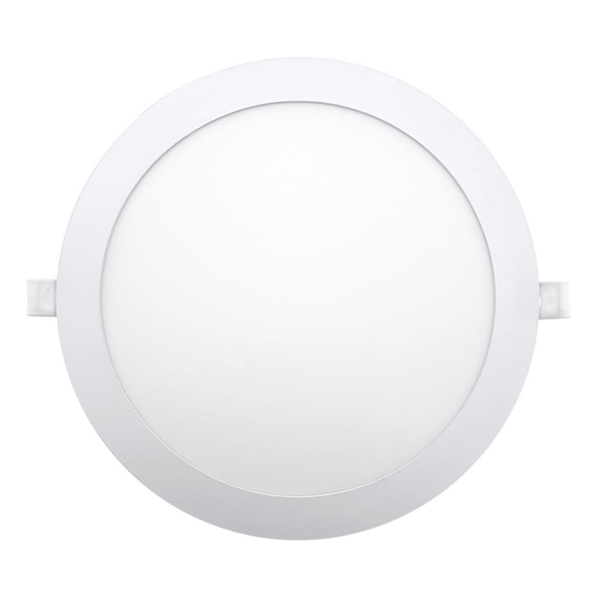 Spot encastrable CIRCLE LED/24W/230V 6500K d. 30 cm blanc
