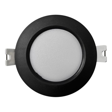Spot encastrable CIRCLE LED/3W/230V 4000K d. 9 cm noir