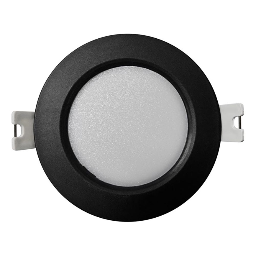 Spot encastrable CIRCLE LED/3W/230V 4000K d. 9 cm noir
