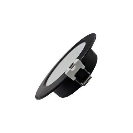 Spot encastrable CIRCLE LED/3W/230V 4000K d. 9 cm noir
