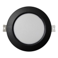 Spot encastrable CIRCLE LED/6W/230V 4000K d. 12 cm noir