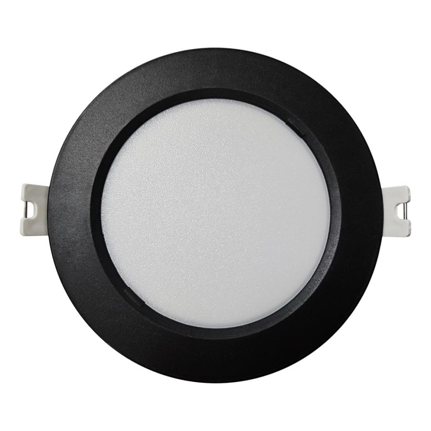 Spot encastrable CIRCLE LED/6W/230V 4000K d. 12 cm noir