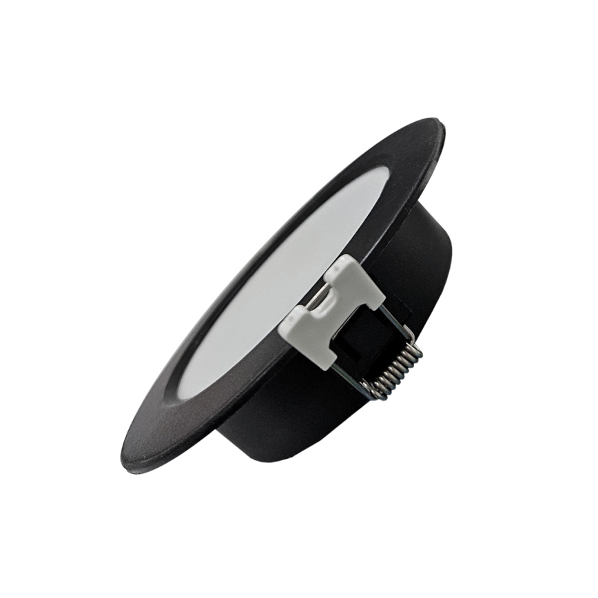 Spot encastrable CIRCLE LED/6W/230V 4000K d. 12 cm noir
