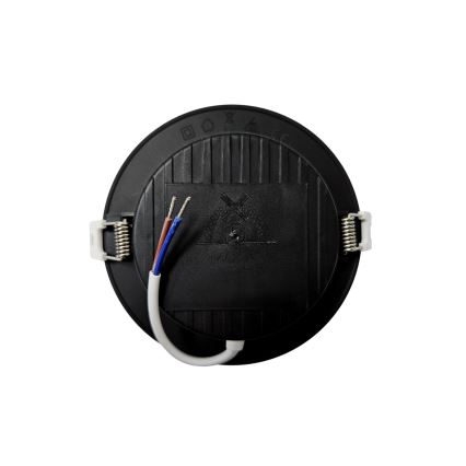 Spot encastrable CIRCLE LED/6W/230V 4000K d. 12 cm noir