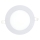 Spot encastrable CIRCLE LED/9W/230V 6500K d. 14,5 cm blanc