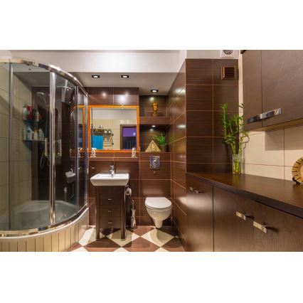 Spot encastrable de salle de bain BONO LED/8W/230V 4000K IP65 noir