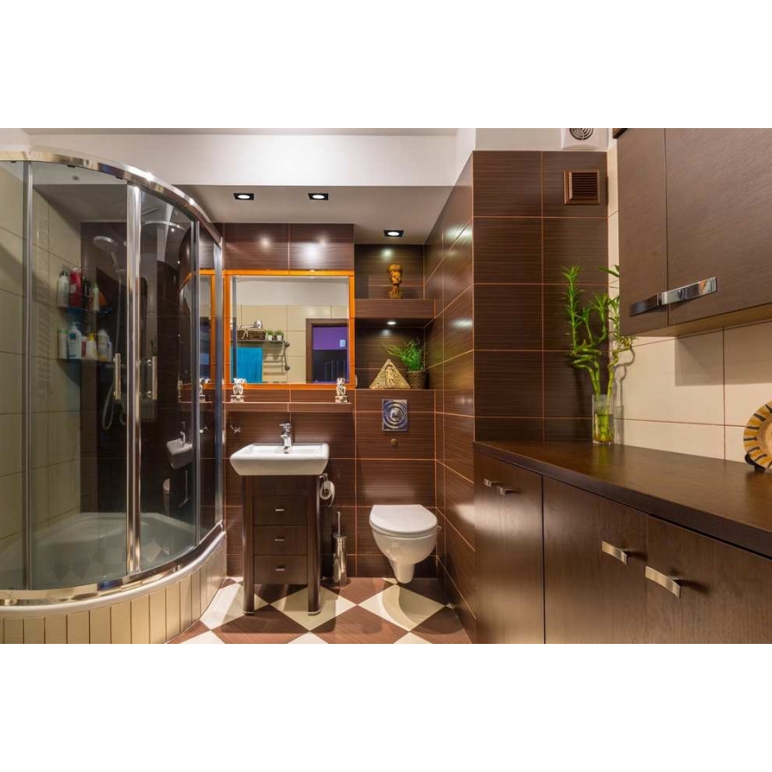 Spot encastrable de salle de bain BONO LED/8W/230V 4000K IP65 noir