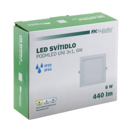 Spot encastrable de salle de bain LED LED/6W/230V 3000/4000/6000K IP44