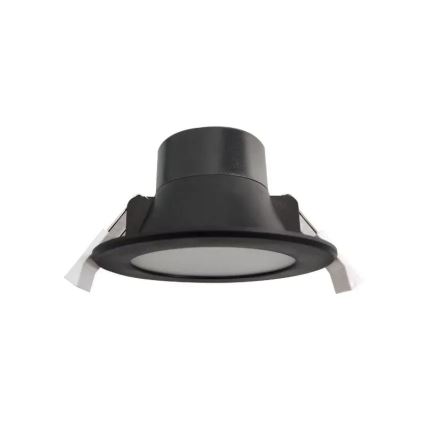 Spot encastrable de salle de bain LED LED/7W/230V 4000K noir IP44