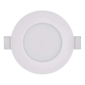 Spot encastrable de salle de bain LORI LED/4,5W/230V IP65 2700/4000K d. 8,5 cm blanc
