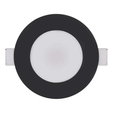 Spot encastrable de salle de bain LORI LED/4,5W/230V IP65 2700/4000K d. 8,5 cm noir