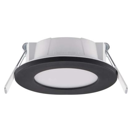 Spot encastrable de salle de bain LORI LED/4,5W/230V IP65 2700/4000K d. 8,5 cm noir