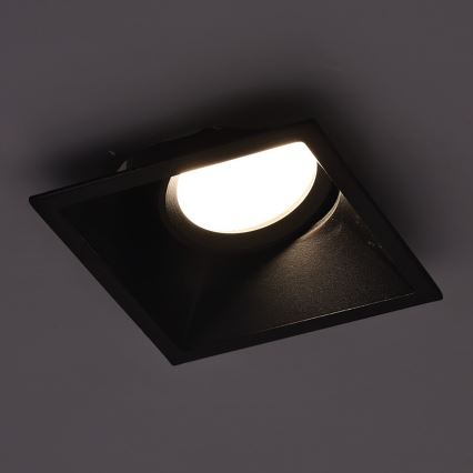 Spot encastrable EYE 1xGU10/25W/230V carré noir