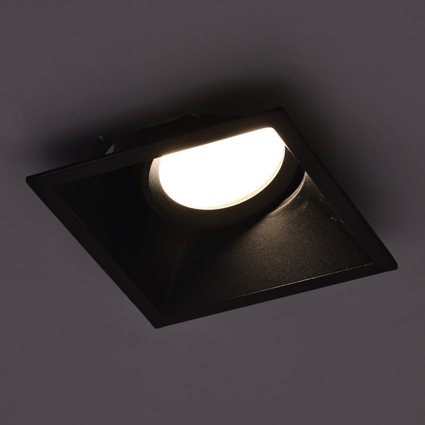 Spot encastrable EYE 1xGU10/25W/230V carré noir