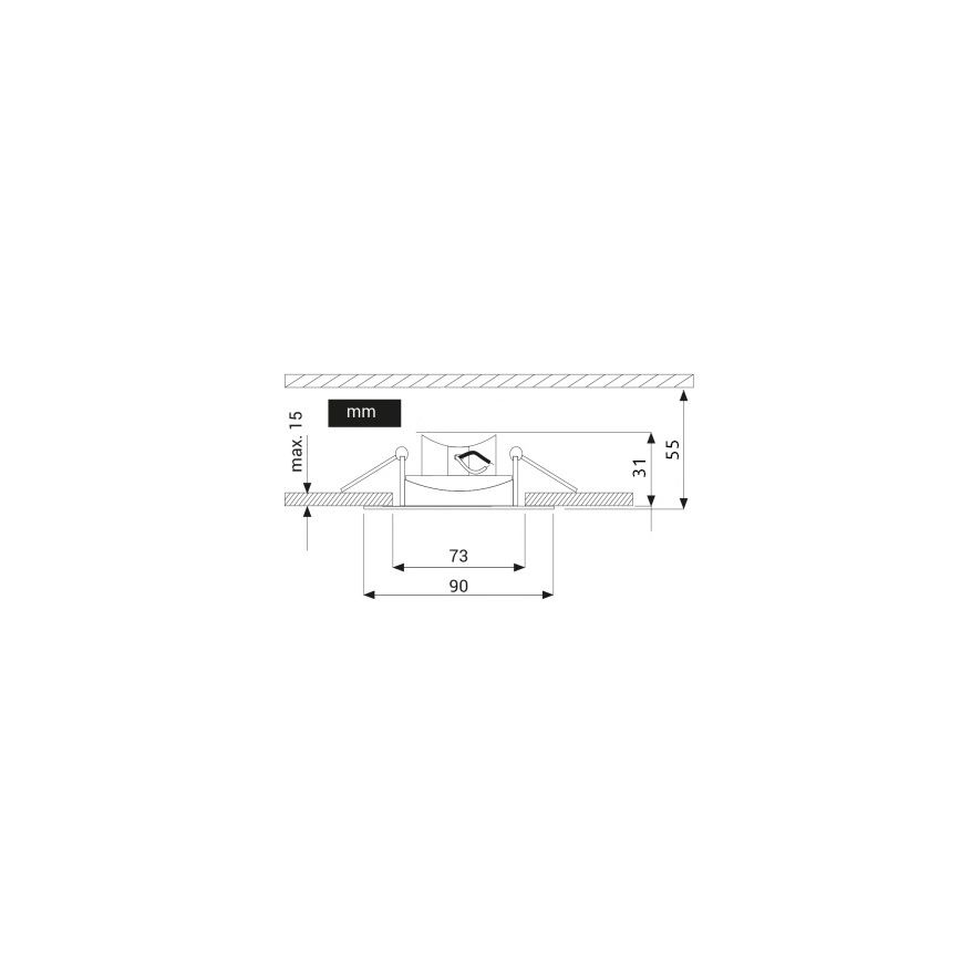 Spot encastrable EYE LED/5W/230V 3000K