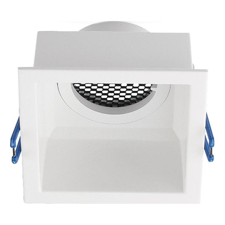 Spot encastrable GU10 9x9 cm blanc