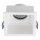 Spot encastrable GU10 9x9 cm blanc