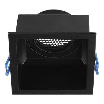 Spot encastrable GU10 9x9 cm noir