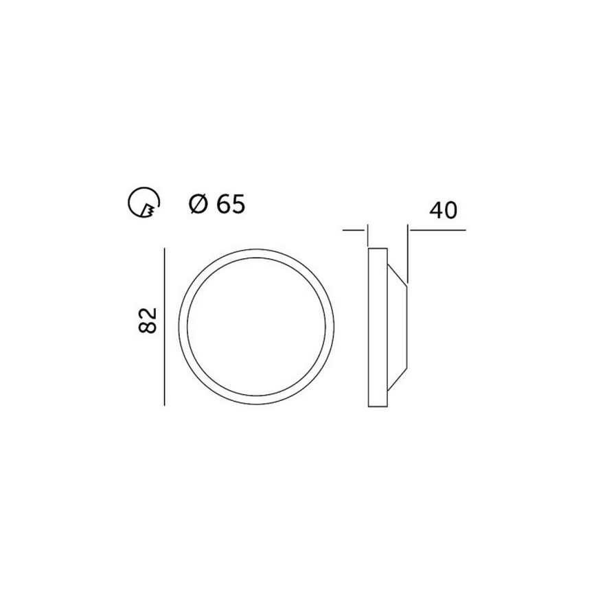 Spot encastrable HALO LED/5W/230V 3000K