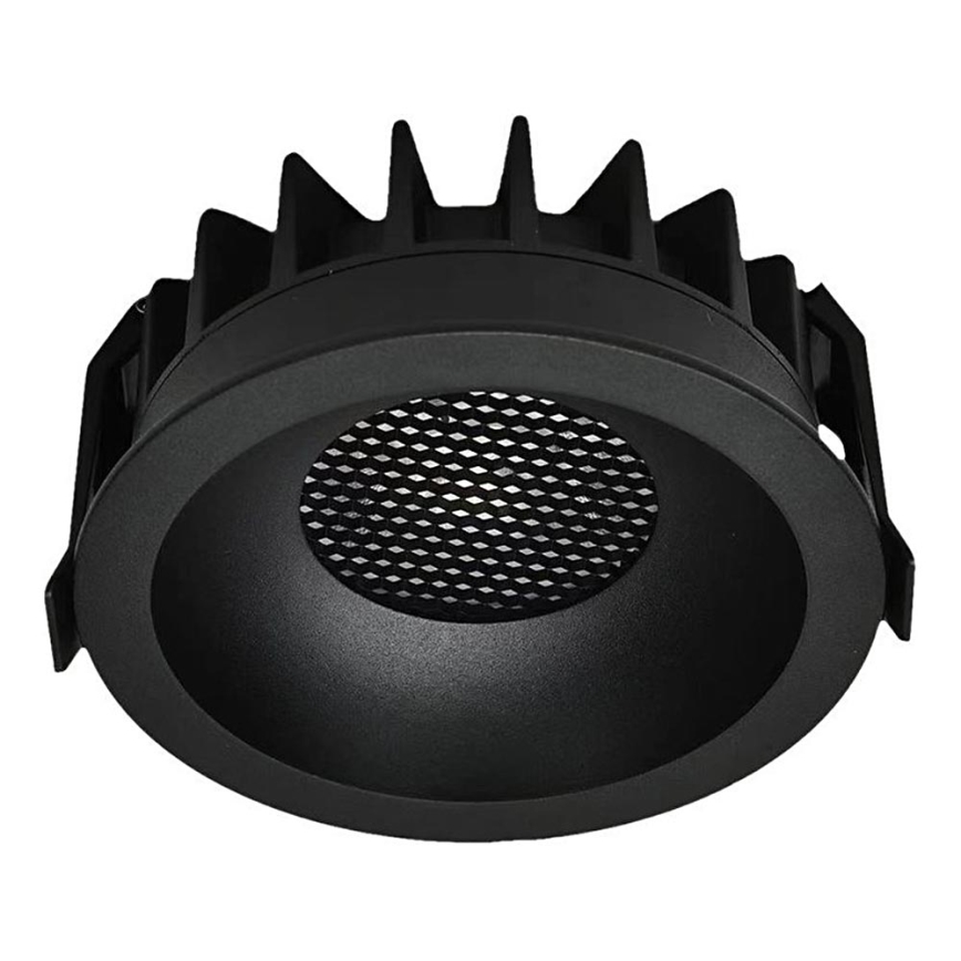 Spot encastrable LED/12W/230V 3000/4000/6400K ø 8,6 cm noir