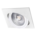 Spot encastrable LED/18W/230V 3000K 11,5x11,5 cm blanc