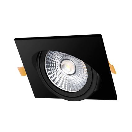 Spot encastrable LED/18W/230V 3000K 11,5x11,5 cm noir