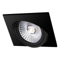 Spot encastrable LED/18W/230V 4000K 11,5x11,5 cm noir