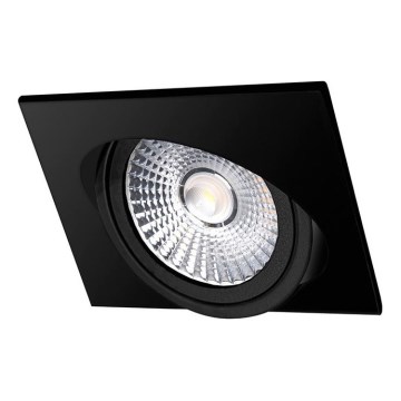 Spot encastrable LED/18W/230V 4000K 11,5x11,5 cm noir
