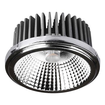 Spot encastrable LED/20W/230V 4000K 40°/20° d. 11 cm chrome brillant