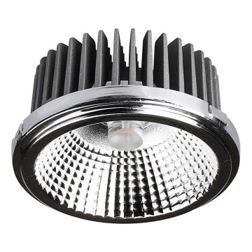 Spot encastrable LED/20W/230V 6400K 40°/20° d. 11 cm chrome brillant