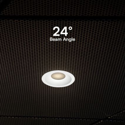 Spot encastrable LED/24W/230V 3000/4000/6400K ø 13,5 cm blanc
