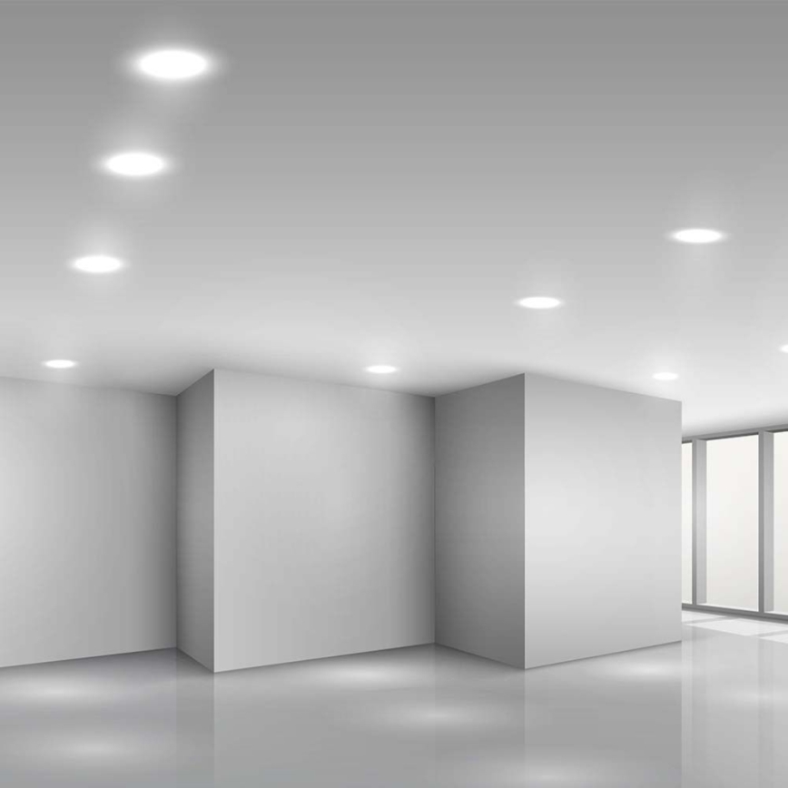 Spot encastrable LED/3W/230V d. 9,5 cm 6500K blanc