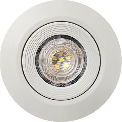 Spot encastré/en saillie 2en1 LED/5W/230V 4200K d. 9,3 cm blanc