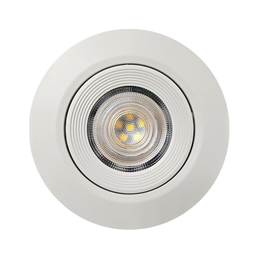 Spot encastré/en saillie 2en1 LED/5W/230V 4200K d. 9,3 cm blanc