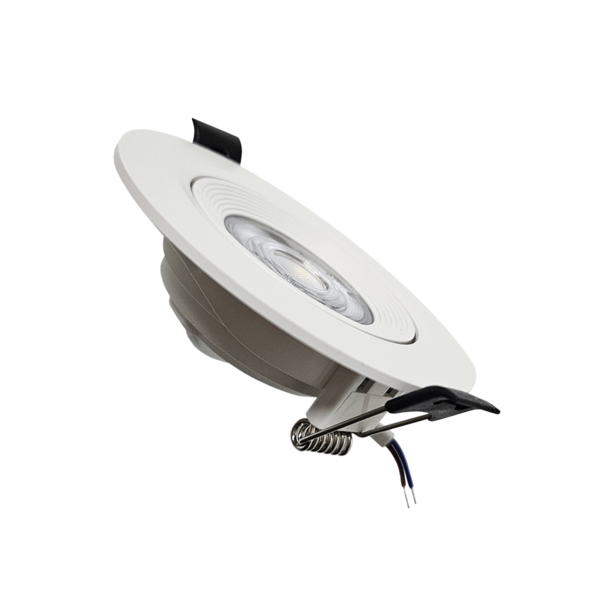 Spot encastré/en saillie 2en1 LED/5W/230V 4200K d. 9,3 cm blanc