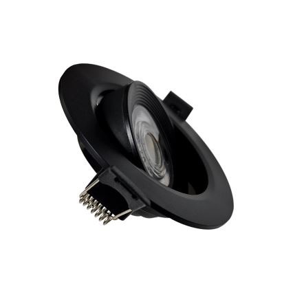 Spot encastré/en saillie 2en1 LED/5W/230V 4200K d. 9,3 cm noir