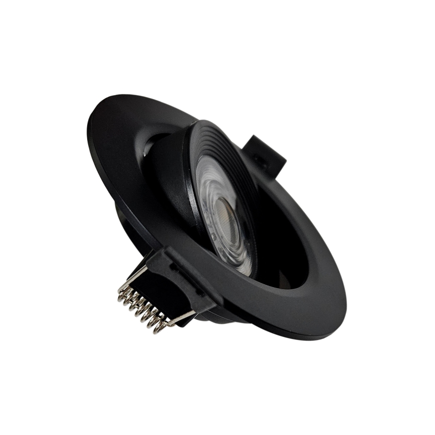 Spot encastré/en saillie 2en1 LED/5W/230V 4200K d. 9,3 cm noir