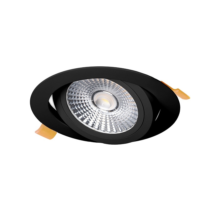 Spot encastrable LED/6W/230V 3000K d. 8,5 cm noir