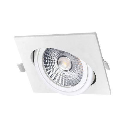 Spot encastrable LED/6W/230V 4000K 8,5x8,5 cm blanc